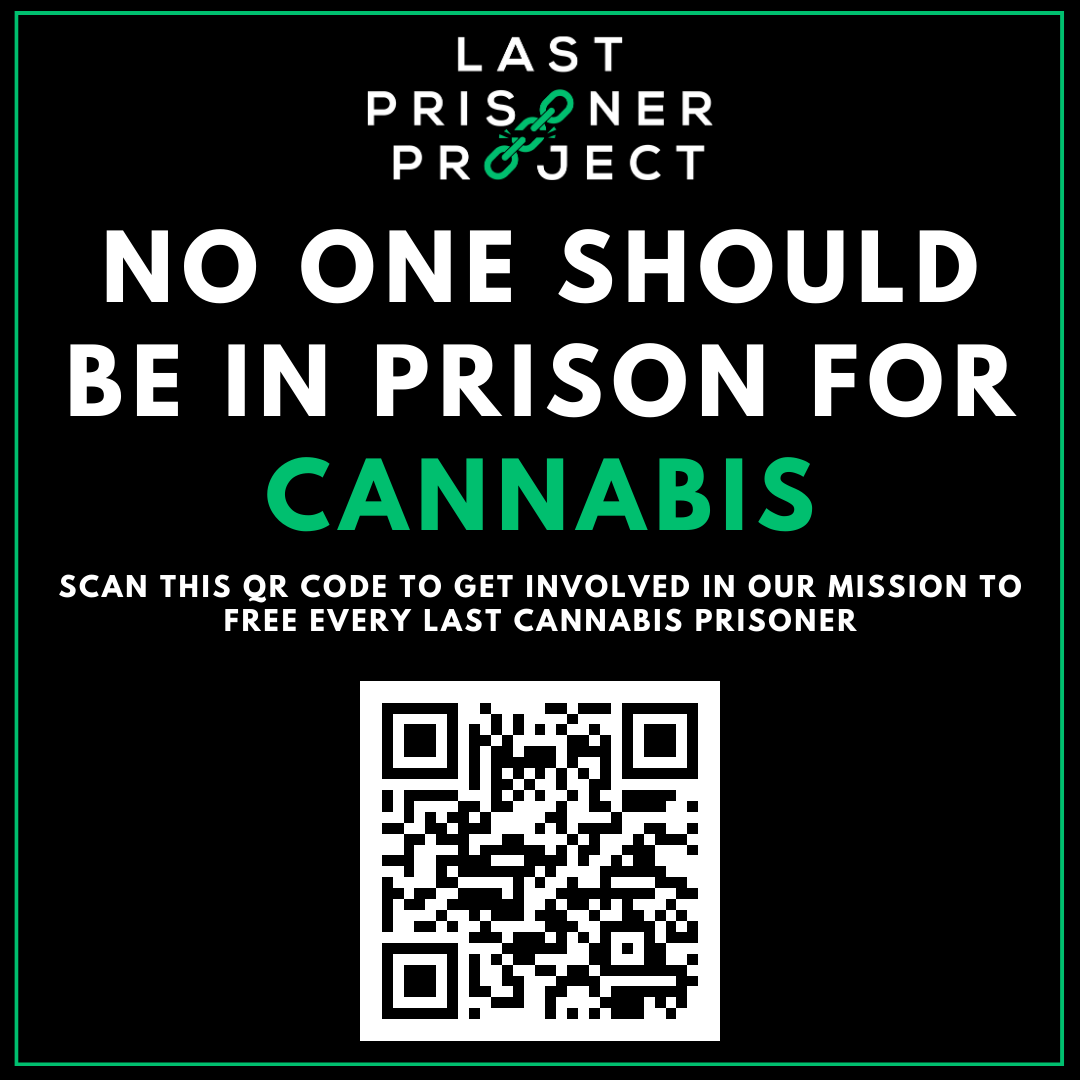 QR code for LAST CANNABIS PRISONER PROJECT involvement