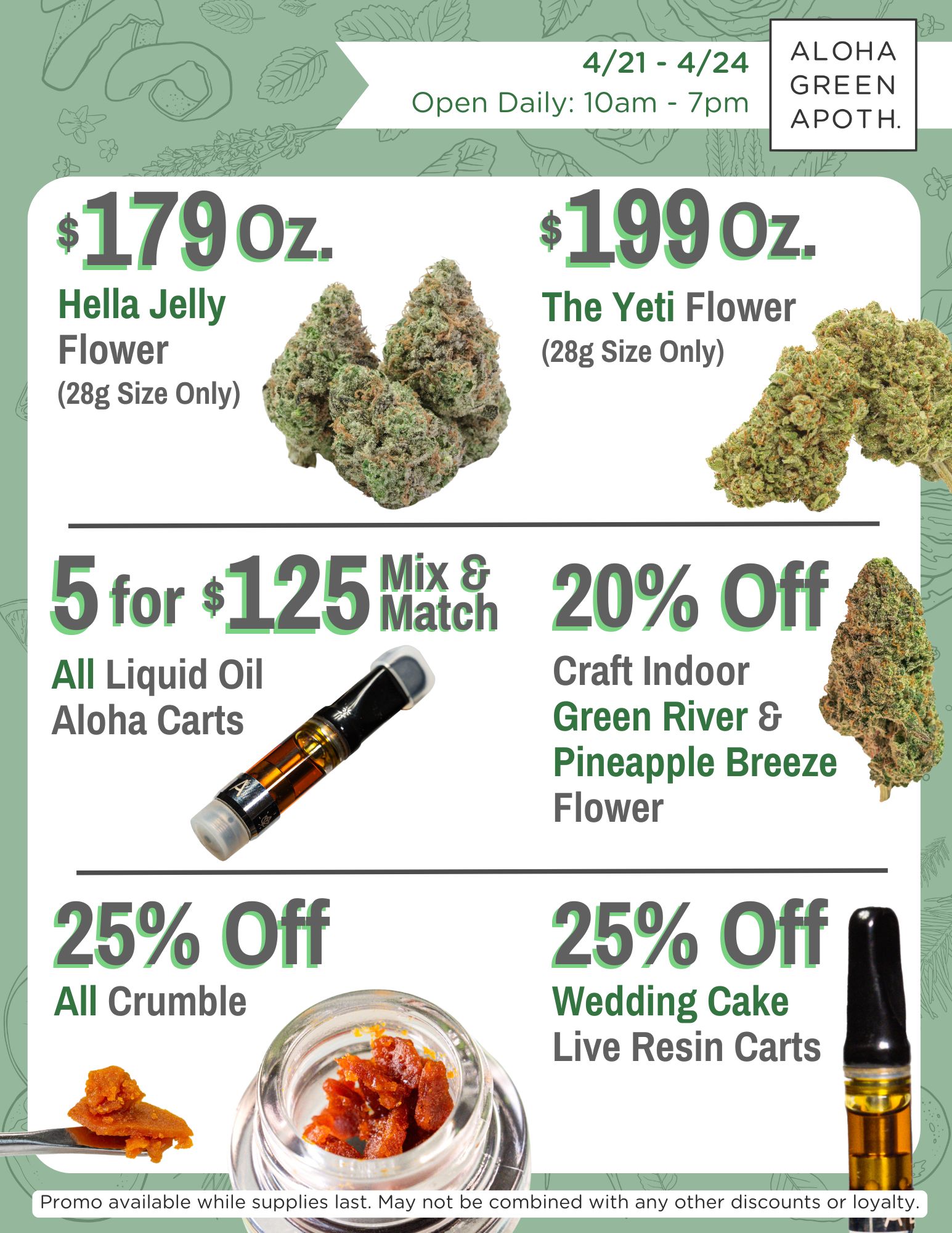 Print Sheet April 21 - 24