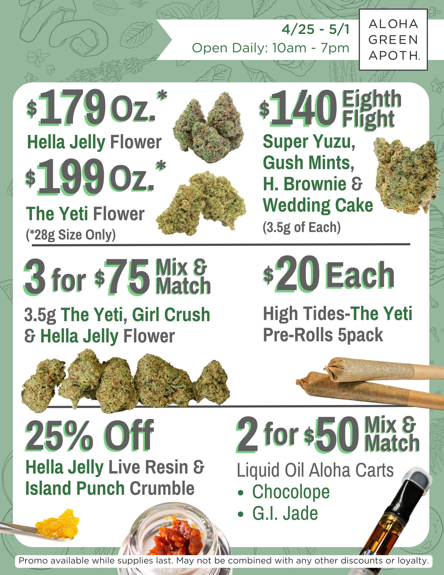 Print Sheet April 25 - May 1